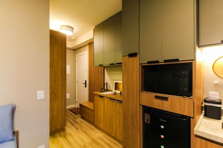 Sala/Cozinha de kitnet/studio para alugar com 1 quarto, 30m² em Alto da Mooca, São Paulo