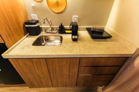 Studio para alugar com 30m², 1 quarto e sem vaga Studio para alugar com 30m², 1 quarto e sem vagaSala/Cozinha