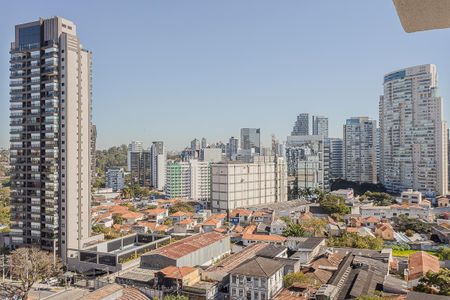 Vista da Varanda de apartamento para alugar com 1 quarto, 25m² em Pinheiros, São Paulo