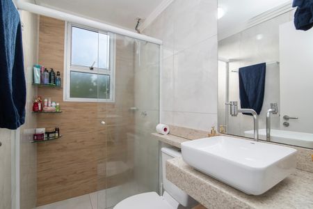 Banheiro de apartamento à venda com 2 quartos, 57m² em Parque Yolanda (nova Veneza), Sumaré