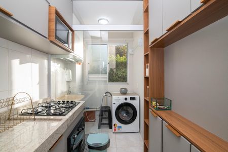 Cozinha de apartamento à venda com 2 quartos, 57m² em Parque Yolanda (nova Veneza), Sumaré