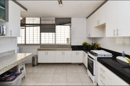 Cozinha de apartamento à venda com 3 quartos, 85m² em Serra, Belo Horizonte