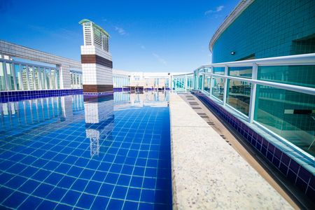 Apartamento para alugar com 40m², 1 quarto e 1 vaga Apartamento para alugar com 40m², 1 quarto e 1 vagaÁrea comum - Piscina