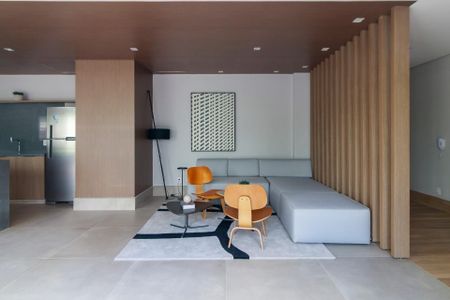 Área comum de kitnet/studio para alugar com 1 quarto, 25m² em Jardim das Acacias, São Paulo
