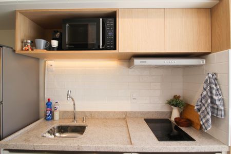 Studio à venda com 24m², 1 quarto e sem vaga Studio à venda com 24m², 1 quarto e sem vagaCozinha