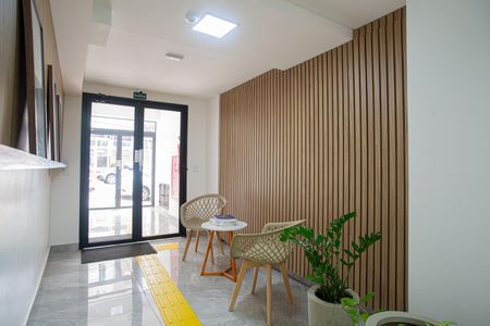 Studio para alugar com 31m², 1 quarto e sem vaga Studio para alugar com 31m², 1 quarto e sem vagaHall de entrada