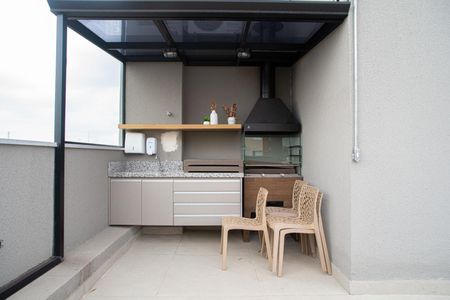 Studio para alugar com 31m², 1 quarto e sem vaga Studio para alugar com 31m², 1 quarto e sem vagaÁrea comum - Churrasqueira