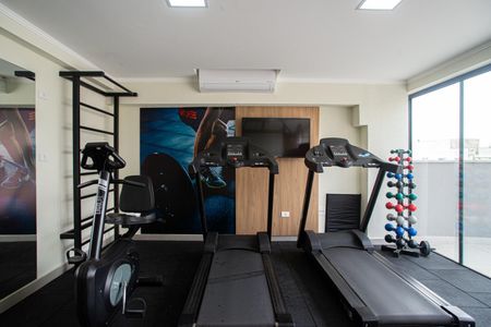 Studio para alugar com 31m², 1 quarto e sem vaga Studio para alugar com 31m², 1 quarto e sem vagaÁrea comum - Academia