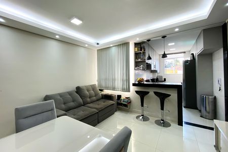 Sala de apartamento à venda com 2 quartos, 48m² em Jardim America, Belo Horizonte