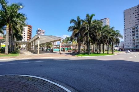 Vista da Rua de apartamento para alugar com 2 quartos, 62m² em Vila Caiçara, Praia Grande