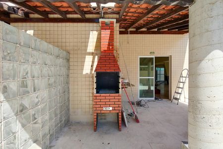 Área comum - Churrasqueira de apartamento para alugar com 2 quartos, 62m² em Vila Caiçara, Praia Grande