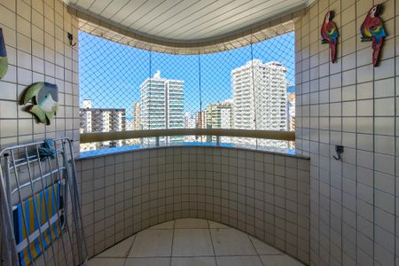 Sacada  de apartamento para alugar com 2 quartos, 62m² em Vila Caiçara, Praia Grande