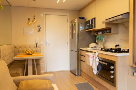 Cozinha de apartamento para alugar com 2 quartos, 37m² em Vila Cruzeiro, São Paulo