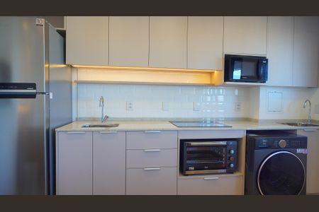 Cozinha - Armários de kitnet/studio para alugar com 1 quarto, 37m² em Jardim do Salso, Porto Alegre