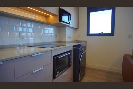 Studio para alugar com 37m², 1 quarto e 1 vaga Studio para alugar com 37m², 1 quarto e 1 vagaCozinha e Área de Serviço