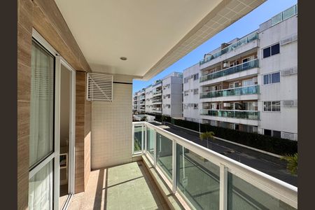 Varanda de apartamento à venda com 3 quartos, 78m² em Vargem Pequena, Rio de Janeiro