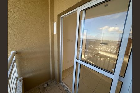 Varanda da Sala de apartamento para alugar com 2 quartos, 46m² em Parque Sao Vicente, São Vicente