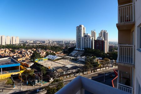 Vista Varanda da Sala de apartamento à venda com 1 quarto, 30m² em Morumbi, São Paulo