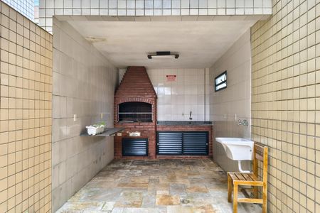 Área comum - Churrasqueira de apartamento para alugar com 2 quartos, 90m² em Vila Caiçara, Praia Grande
