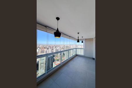 Varanda da Sala de apartamento para alugar com 2 quartos, 74m² em Aclimação, São Paulo