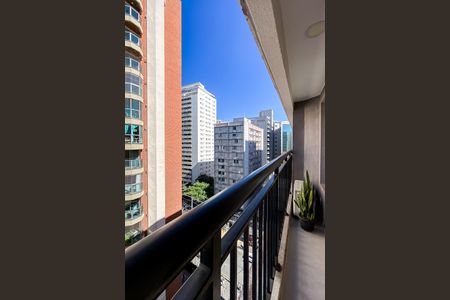 Varanda de apartamento para alugar com 1 quarto, 25m² em Paraíso, São Paulo