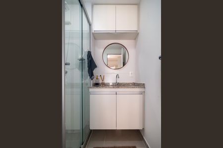 Banheiro Quarto Suíte de apartamento para alugar com 1 quarto, 25m² em Paraíso, São Paulo