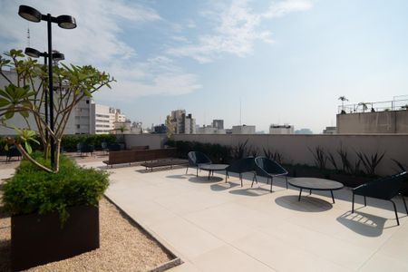 Solarium de apartamento para alugar com 1 quarto, 25m² em Paraíso, São Paulo