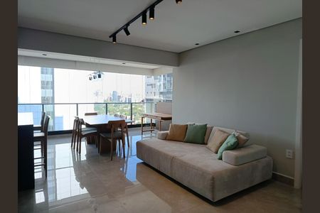 Sala de apartamento para alugar com 1 quarto, 71m² em Pinheiros, São Paulo