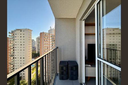 Sacada de apartamento para alugar com 1 quarto, 27m² em Campo Belo, São Paulo