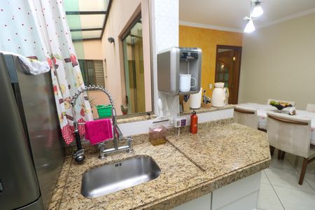 Cozinha de casa à venda com 4 quartos, 254m² em Parque Erasmo Assunção, Santo André