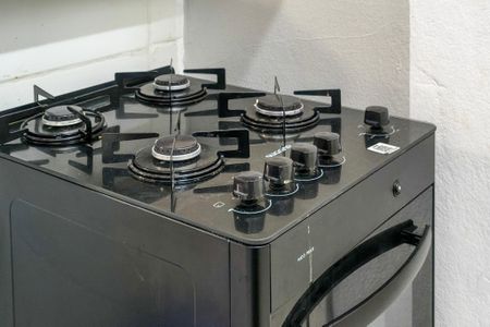 Cozinha  de kitnet/studio para alugar com 0 quarto, 26m² em Aviação, Praia Grande