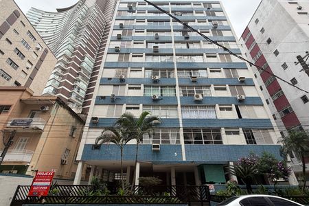 Fachada de apartamento para alugar com 1 quarto, 67m² em Pompéia, Santos
