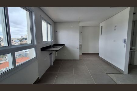 Cozinha  de apartamento à venda com 3 quartos, 86m² em Barcelona, São Caetano do Sul