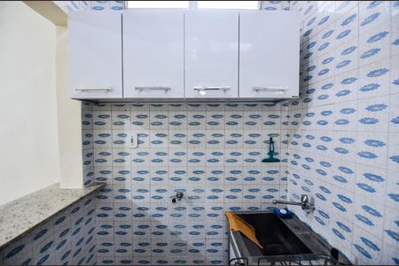 Cozinha e Área de Serviço de apartamento para alugar com 1 quarto, 42m² em Tijuca, Rio de Janeiro