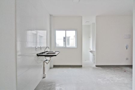 Sala e cozinha de apartamento à venda com 2 quartos, 41m² em Jardim Primavera, São Paulo