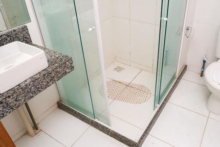 Banheiro de apartamento para alugar com 2 quartos, 42m² em Rocha Sobrinho, Mesquita