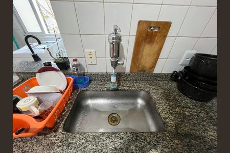 Cozinha - Torneira de apartamento para alugar com 2 quartos, 56m² em Parque Reboucas, São Paulo