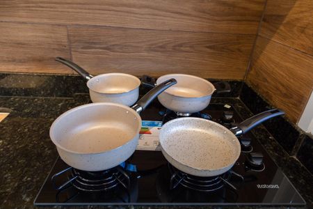 Cozinha de apartamento à venda com 2 quartos, 42m² em Vila Sao Joao, Guarulhos