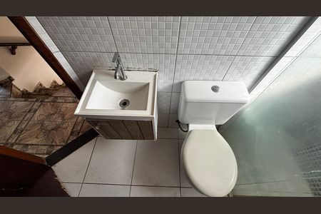 Banheiro de casa à venda com 2 quartos, 45m² em Vila João Ramalho, Santo André