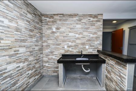 Cozinha de kitnet/studio para alugar com 1 quarto, 45m² em Concórdia, Belo Horizonte