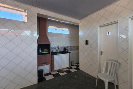 Área comum - Churrasqueira de apartamento para alugar com 2 quartos, 54m² em Princesa, Praia Grande
