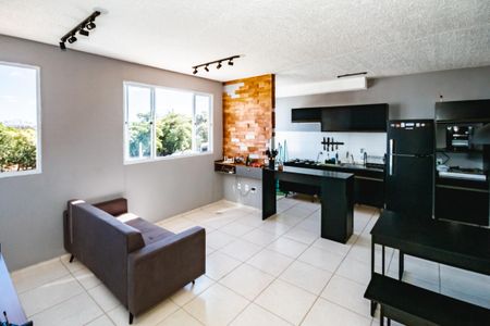 Sala de apartamento para alugar com 1 quarto, 48m² em Mantiqueira, Belo Horizonte