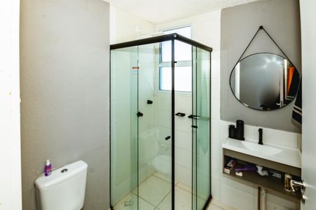 Banheiro Social de apartamento para alugar com 1 quarto, 48m² em Mantiqueira, Belo Horizonte