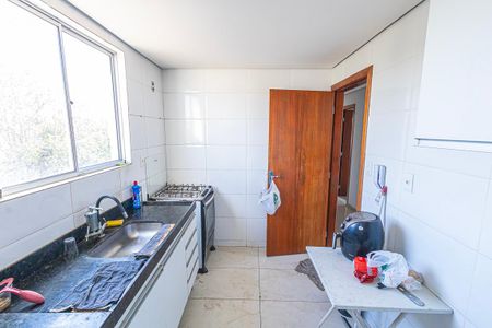 Cozinha de apartamento à venda com 3 quartos, 163m² em Planalto, Belo Horizonte
