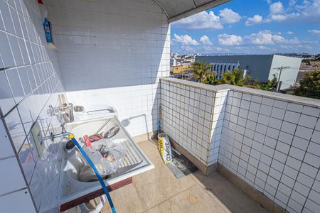 Area de serviço de apartamento à venda com 3 quartos, 163m² em Planalto, Belo Horizonte