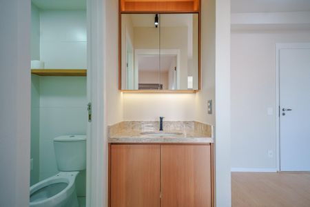 Banheiro de apartamento para alugar com 1 quarto, 45m² em Vila Sonia, São Paulo