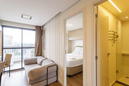 Sala de apartamento à venda com 1 quarto, 30m² em Moema, São Paulo