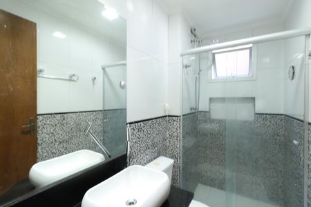 Banheiro da Suíte de apartamento para alugar com 3 quartos, 90m² em Nova Gerti, São Caetano do Sul