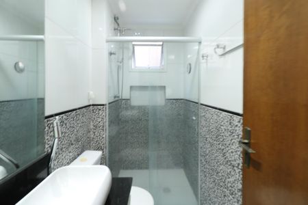 Banheiro da Suíte de apartamento para alugar com 3 quartos, 90m² em Nova Gerti, São Caetano do Sul