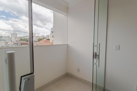 Varanda da Sala de apartamento à venda com 3 quartos, 77m² em Sagrada Família, Belo Horizonte